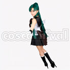 Meioh Sailor Pluto cosplay costume from Sailor Moon Setsuna, side view
