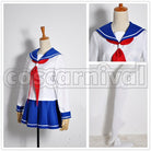 Kiyosumi High School Saki Miyanaga cosplay costume from Saki: The Nationals, front view 2