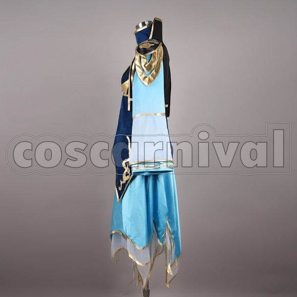 3 Z Wang Yuanji cosplay costume from Samurai Warriors, front view 2