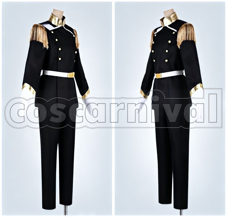 Akutsu Military Uniform Cosplay cosplay costume from Sarazanmai Mabu, front view 2