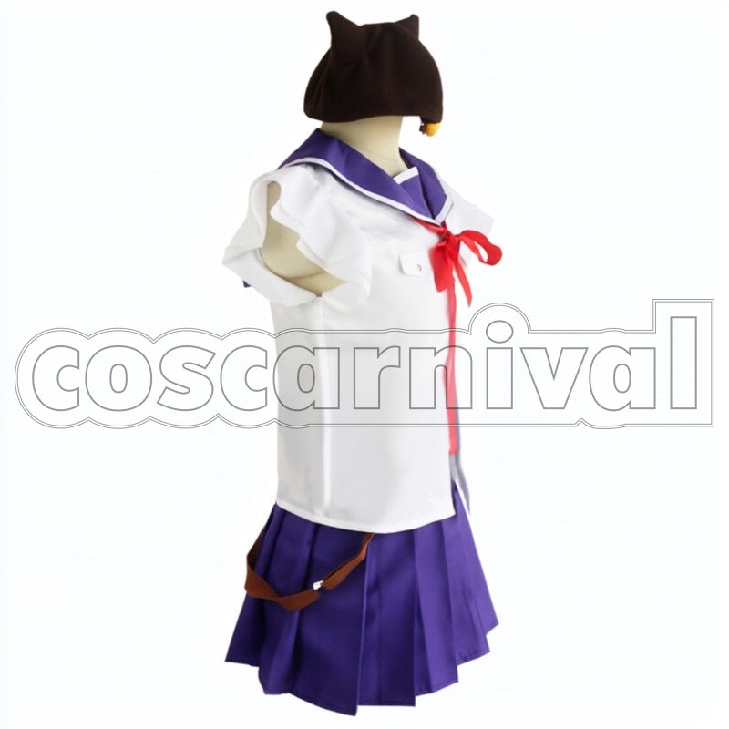 yuki cosplay costume from School-Live! Yuki Takeya, side view
