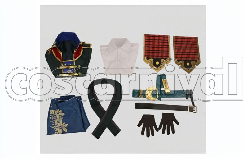Blood Date Army Date Masamune Cosplay cosplay costume from Sengoku Night, set view