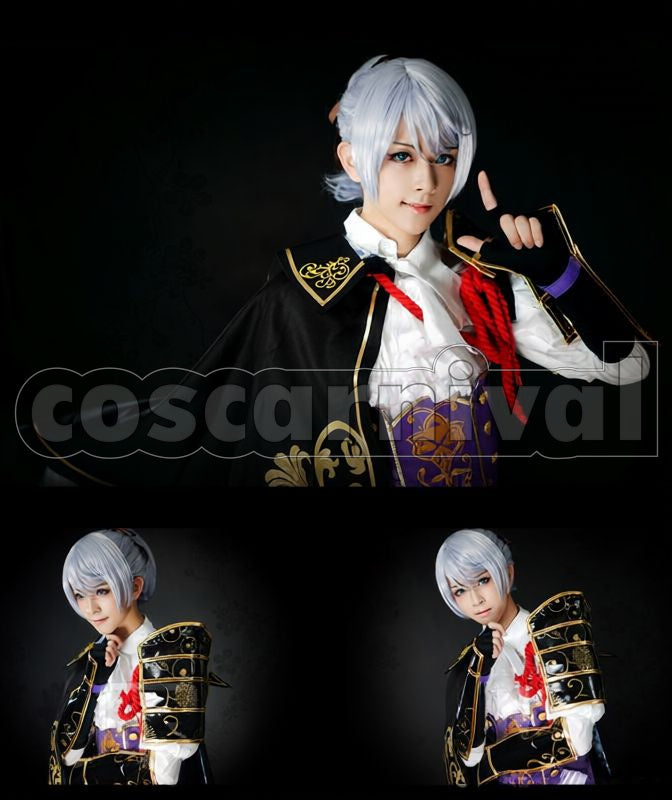 Blood Oda Army Mori Ranmaru Cosplay cosplay costume from Sengoku Night, front view 2