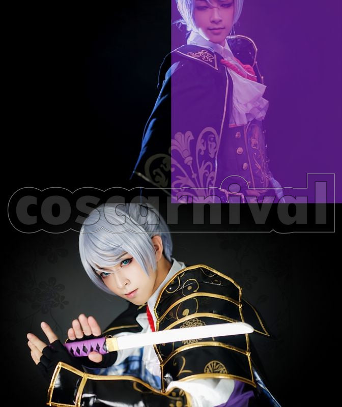 Blood Oda Army Mori Ranmaru Cosplay cosplay costume from Sengoku Night, front view 6