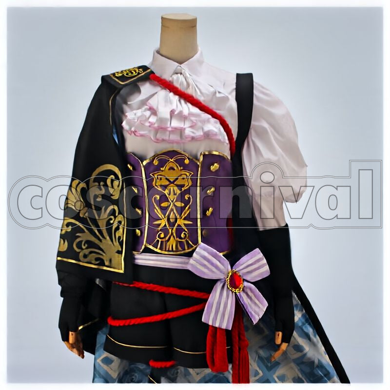 Blood Oda Army Mori Ranmaru Cosplay cosplay costume from Sengoku Night, front view 7