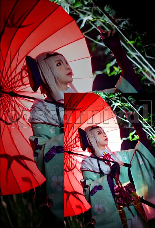 Blood Toyotomi Army Takenaka Hanbee Cosplay cosplay costume from Sengoku Night, front view 3