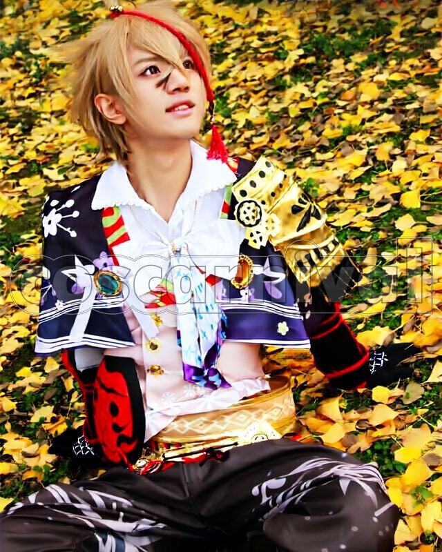 Blood Toyotomi Army Toyotomi Hideyoshi Cosplay cosplay costume from Sengoku Night, front view 2