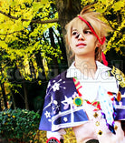 Blood Toyotomi Army Toyotomi Hideyoshi Cosplay cosplay costume from Sengoku Night, front view 4