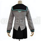 End Shinoa Hiragi cosplay costume from Seraph of the, back view