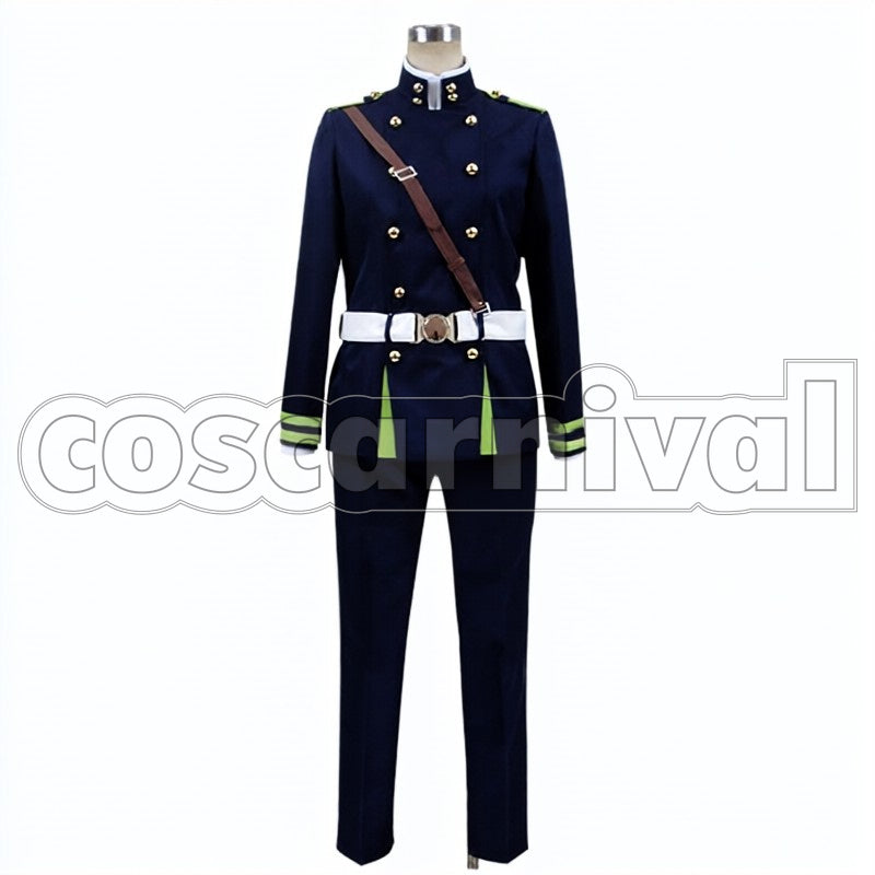 End Yuichiro Hyakuya Military Style cosplay costume from Seraph of the, front view 2