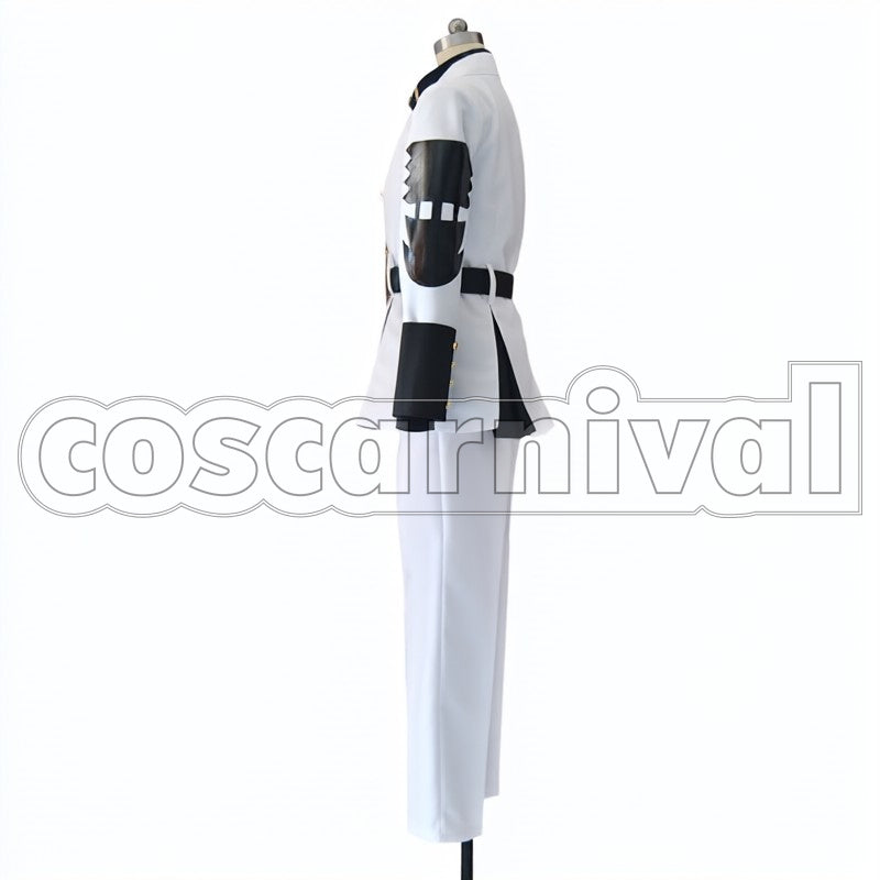 End rakusu weruto cosplay costume from Seraph of the, side view 2