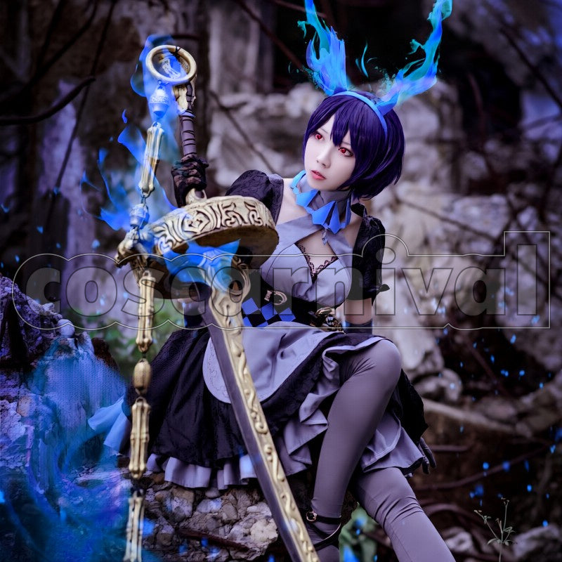 Bondage cosplay costume from SINoALICE Alice, front view