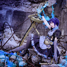 Bondage cosplay costume from SINoALICE Alice, side view 2