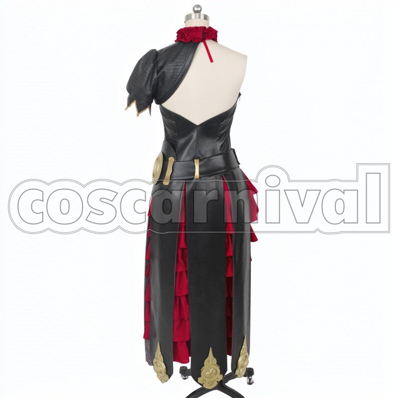 Villainy cosplay costume from SINoALICE Cinderella, back view