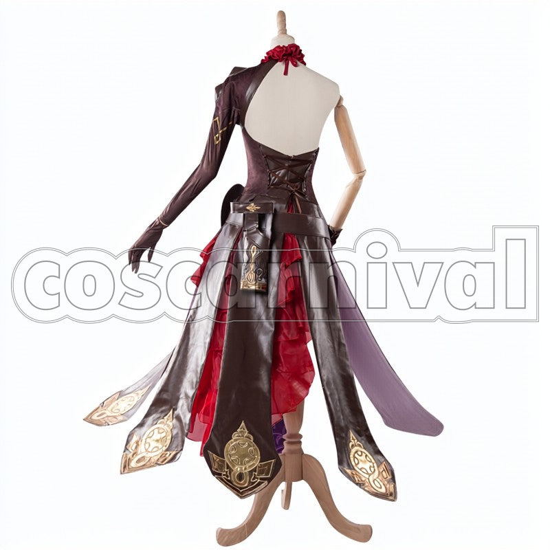 Villainy cosplay costume from SINoALICE Cinderella, back view
