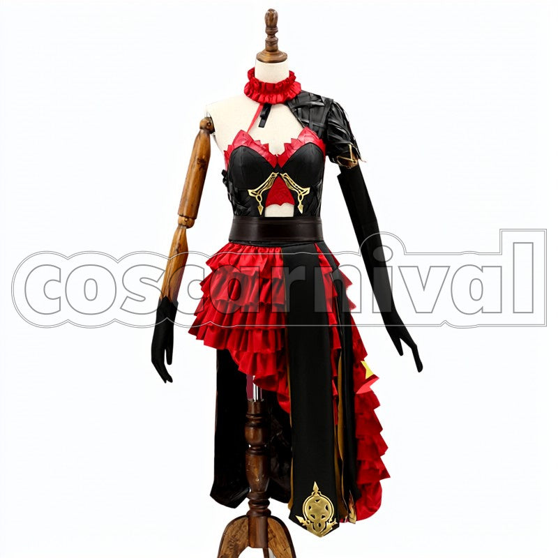 Cinderella cosplay costume from SINoALICE, front view