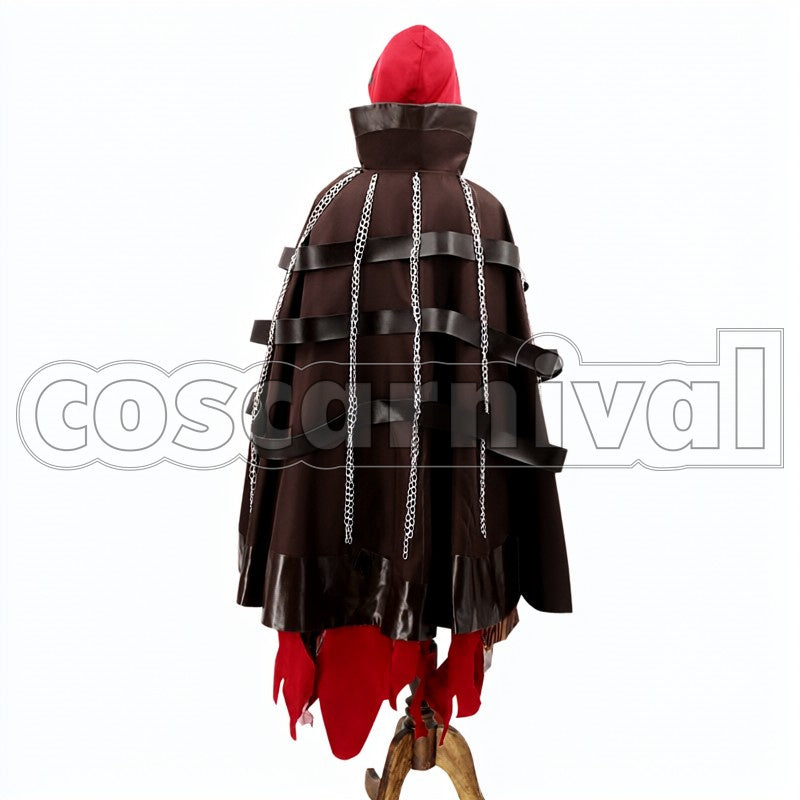 Hood Violence cosplay costume from SINoALICE Red Riding, back view