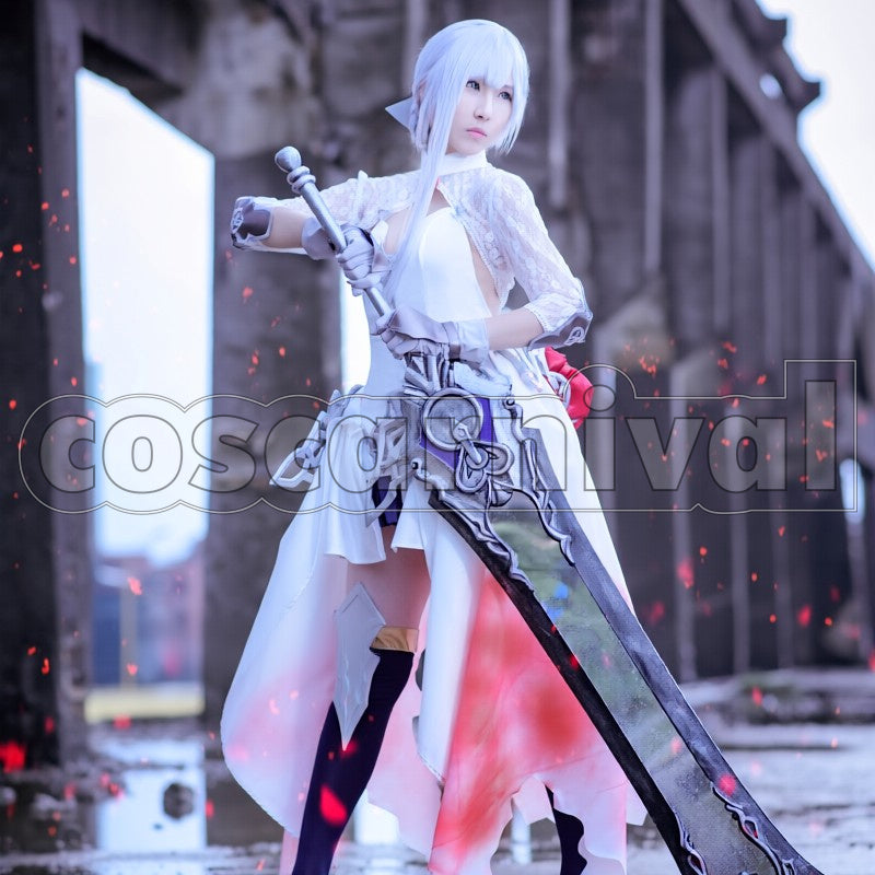Justice cosplay costume from SINoALICE Snow White, front view 4