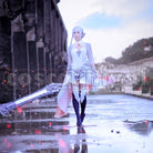 Justice cosplay costume from SINoALICE Snow White, front view 3