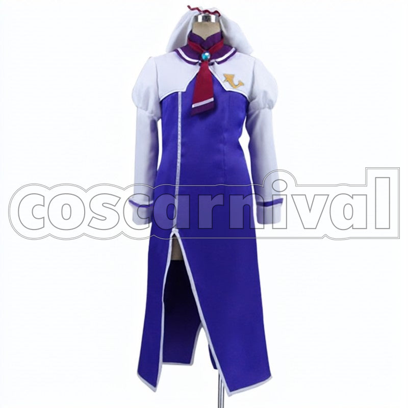kuroe seveni cosplay costume from Sky Wizards Academy, front view