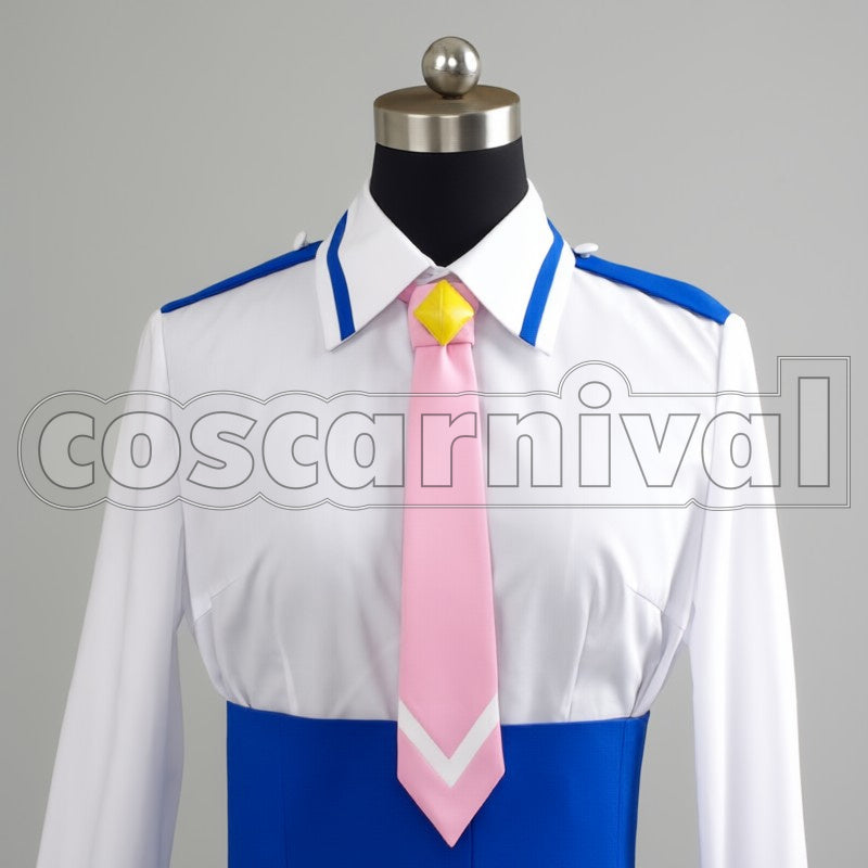 PreCure! Miyuki Hoshizora Nanairogaoka Middle School Girls cosplay costume from Smile, front view 3