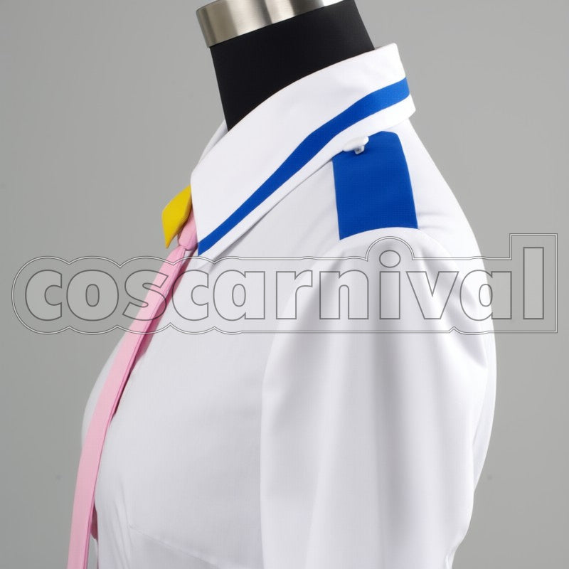PreCure! Miyuki Hoshizora Nanairogaoka Middle School Girls cosplay costume from Smile, side view