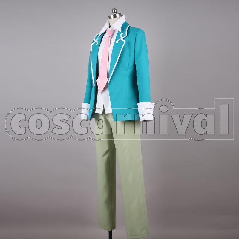 Takuto Tsunashi Southern Cross Academy Boys cosplay costume from Star Driver, front view 2