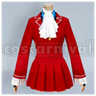 V Karin Kanzuki Cosplay cosplay costume from Street Fighter, front view 1