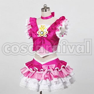 Hibiki Hojo Cure Melody cosplay costume from Suite PreCure, front view 2