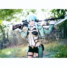 II sao Shino Asada Sinon GGO Form cosplay costume from Sword Art Online, front view 3