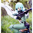II sao Shino Asada Sinon GGO Form cosplay costume from Sword Art Online, side view
