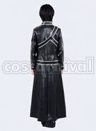 sao Kirito Kazuto Kirigaya Black cosplay costume from Sword Art Online, back view