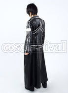 sao Kirito Kazuto Kirigaya Black cosplay costume from Sword Art Online, back view 2