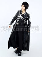 sao Kirito Kazuto Kirigaya Black cosplay costume from Sword Art Online, front view 6