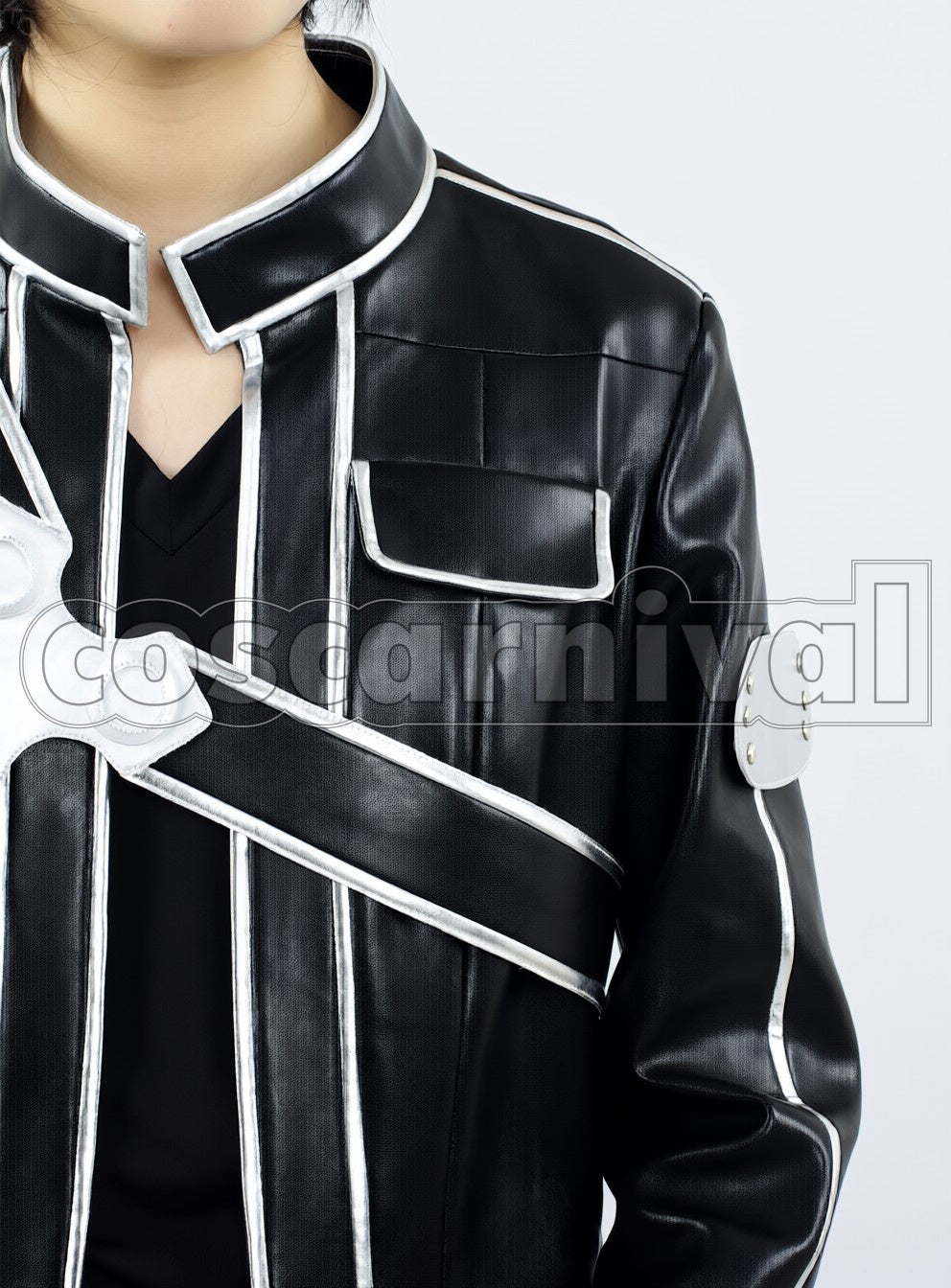 sao Kirito Kazuto Kirigaya Black cosplay costume from Sword Art Online, detail-2