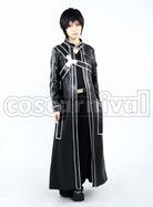 sao Kirito Kazuto Kirigaya Black cosplay costume from Sword Art Online, front view 3