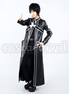 Kirito cosplay costume from Sword Art Online, front view