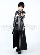 sao Kirito Kazuto Kirigaya Black cosplay costume from Sword Art Online, side view 2