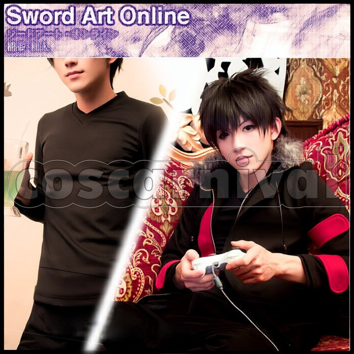 Kirito cosplay costume from Sword Art Online, detail-1