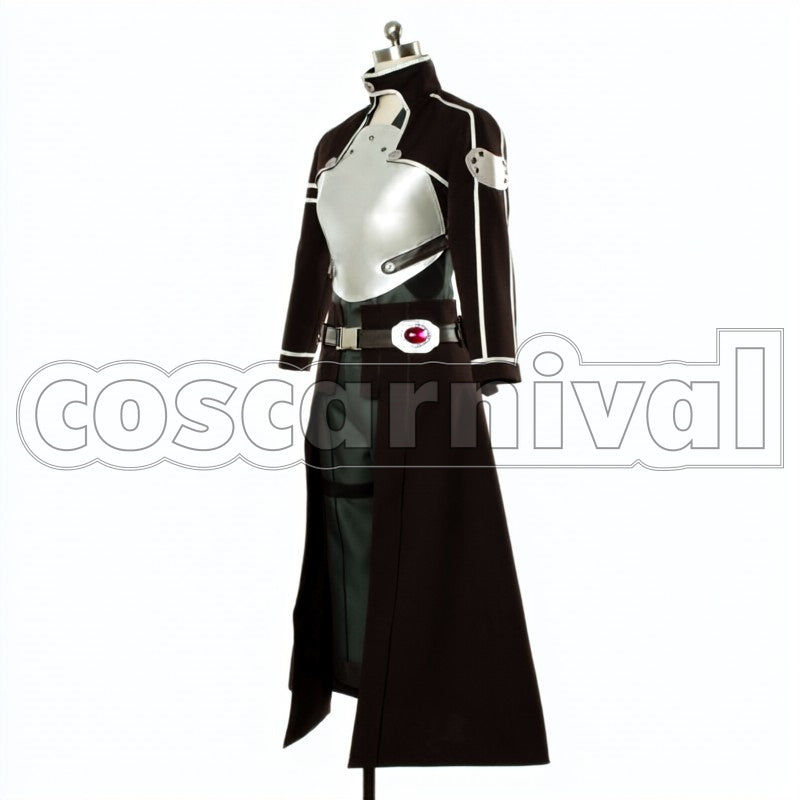 II sao Kirito Kirito Kazuto Kirigaya cosplay costume from Sword Art Online, side view