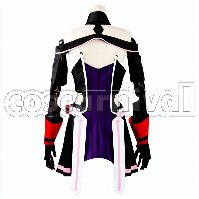 The Movie - Ordinal Scale - sao Yuna cosplay costume from Sword Art Online, back view