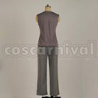Kirito sao Kirito Kazuto Kirigaya The Black Swordsman cosplay costume from Sword Art Online, back view