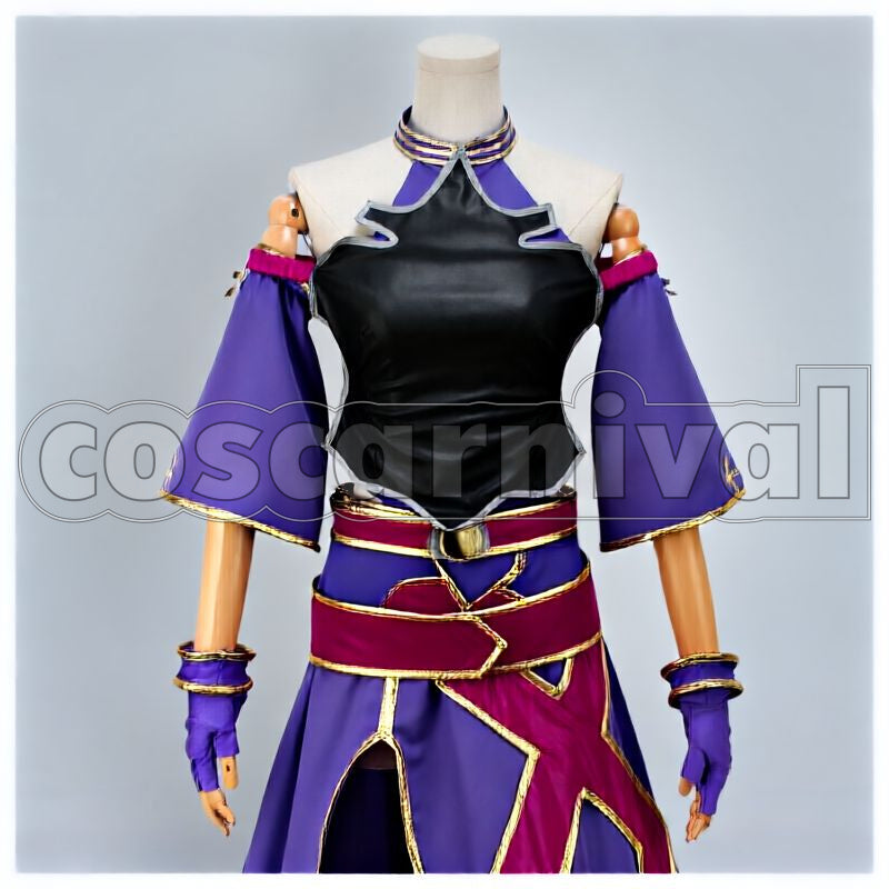 Online Yuuki Absolute Sword Cosplay cosplay costume from Sword Art, front view 1