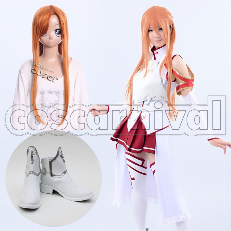 Asuna Asuna Yuuki Battle Outfit cosplay costume from Sword Art Online, front view