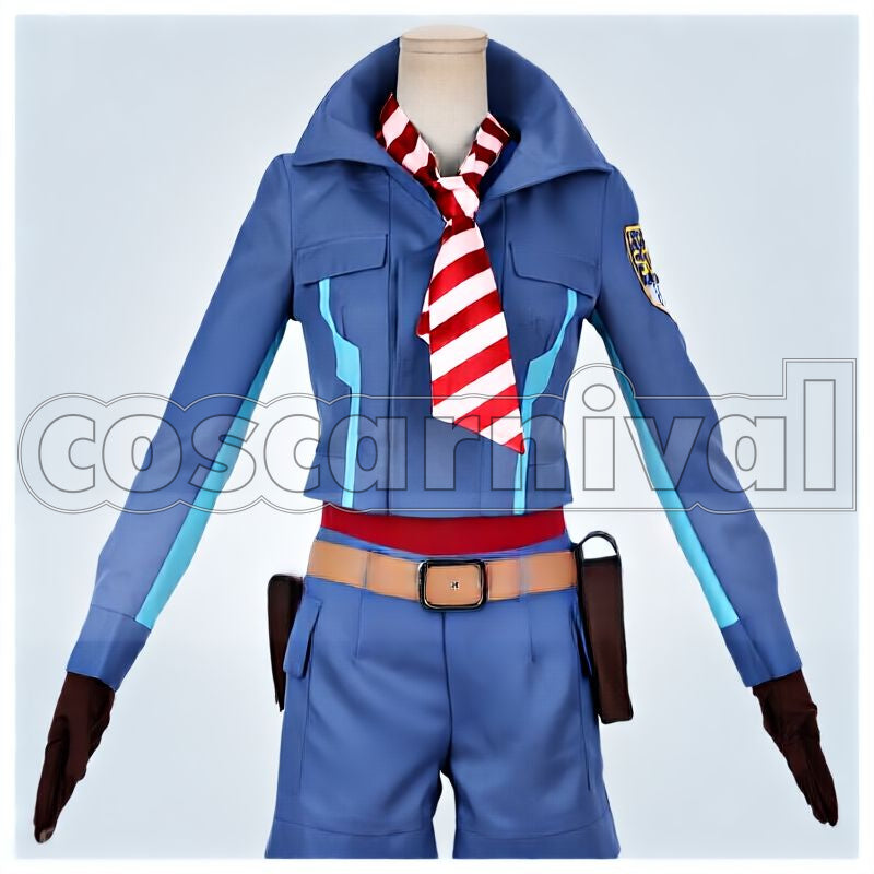 Chris Yukine S.O.N.G. Uniform Cosplay cosplay costume from Symphogear XV, front view 1