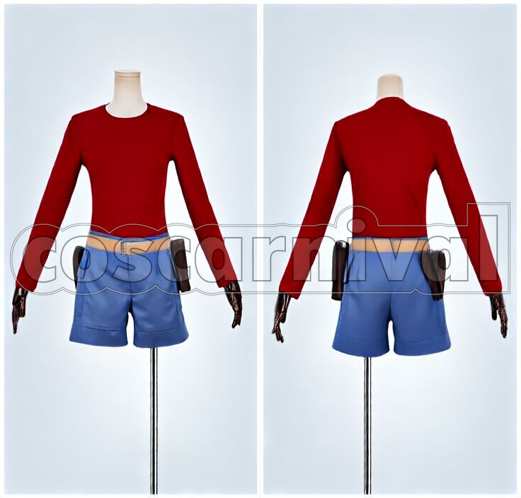 Chris Yukine S.O.N.G. Uniform Cosplay cosplay costume from Symphogear XV, detail-2