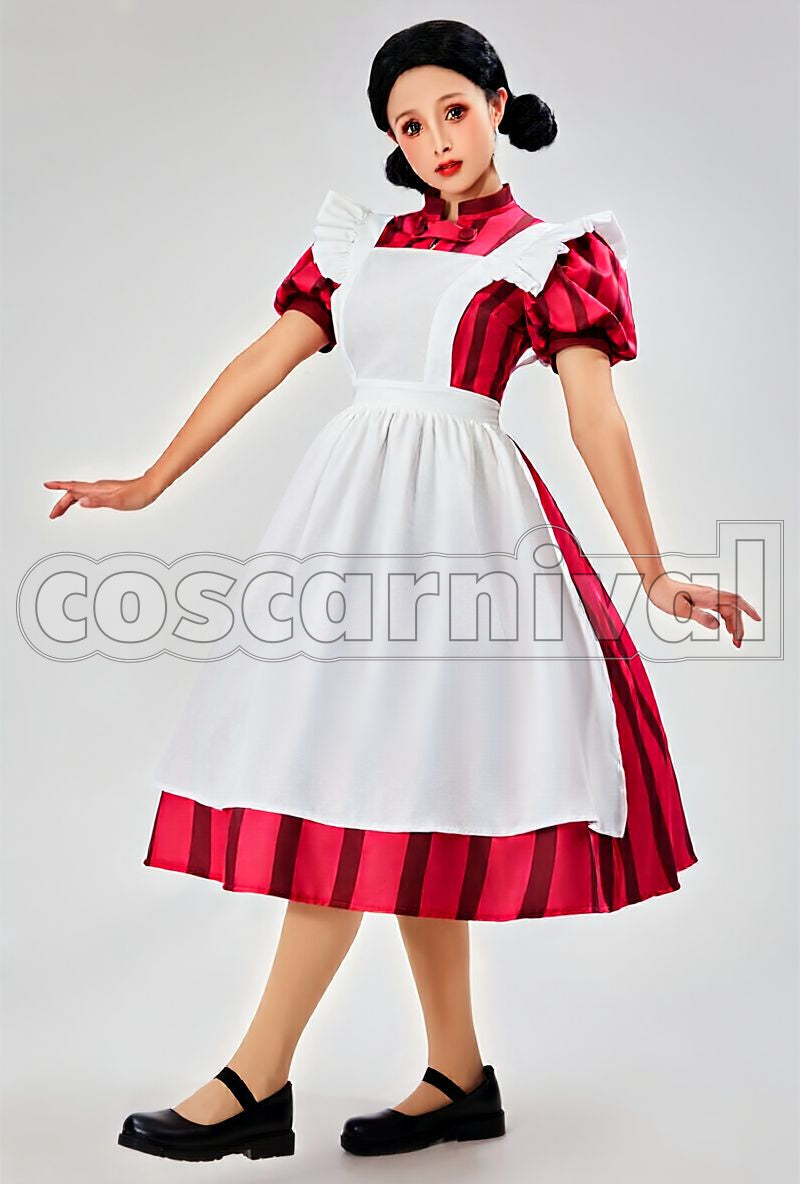 Boy and the Heron Himi Apron Dress Cosplay cosplay costume from The, front view 3