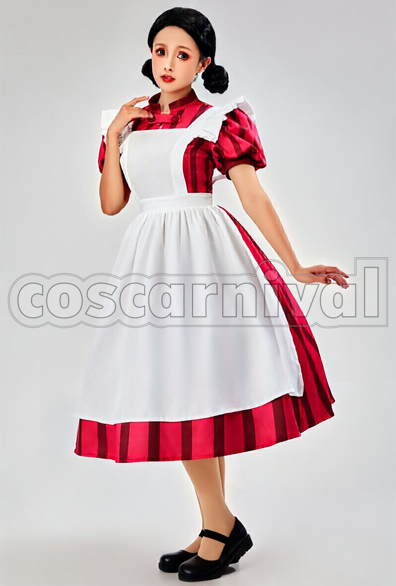 Boy and the Heron Himi Apron Dress Cosplay cosplay costume from The, front view 4