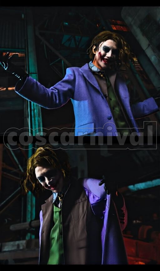 Dark Knight Joker Without Blazer Cosplay cosplay costume from The, front view 5