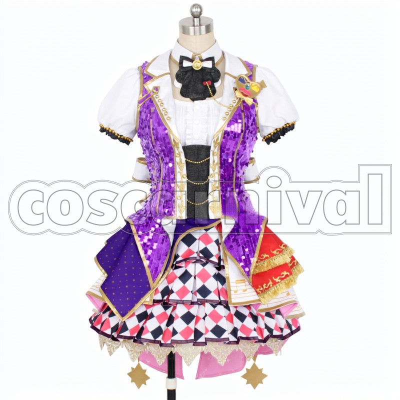 Cinderella Girls Starlight Stage 2nd Anniversary Rin Shibuya Uzuki Shimamura Mio Honda cosplay costume from THE IDOLM STER, front view